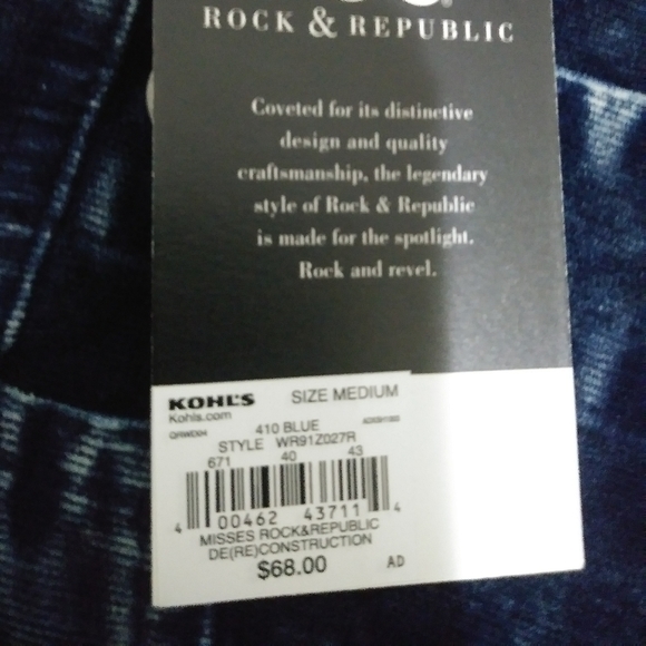 Rock & Republic washed jean jacket - Picture 5 of 5